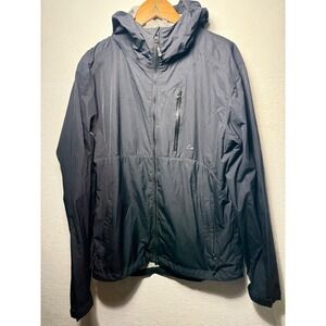 Paradox water repellent full zip Hooded Jacket black Women's Size Medium